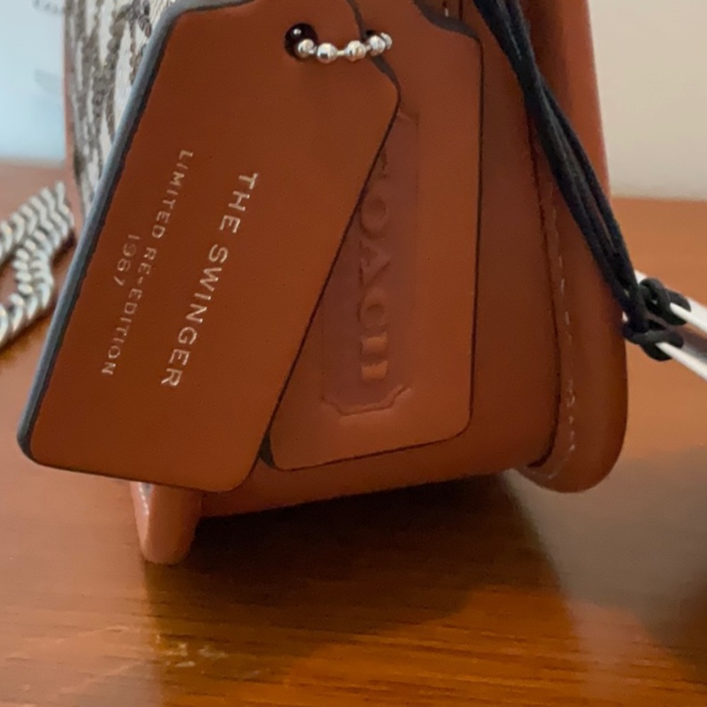 Coach Jacquard Swinger 20 Crystal Bag - Picture 3 of 11